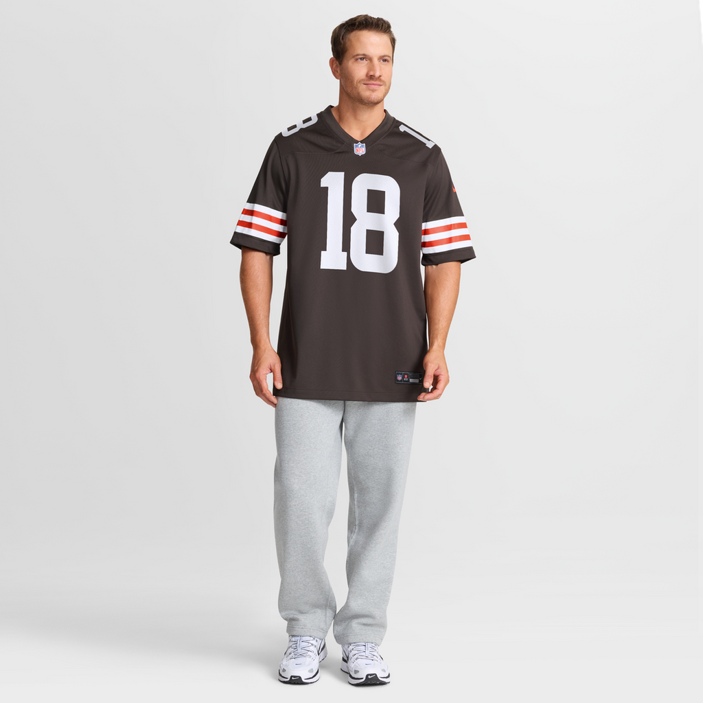 David Bell Cleveland Browns Nike Game Jersey - Brown