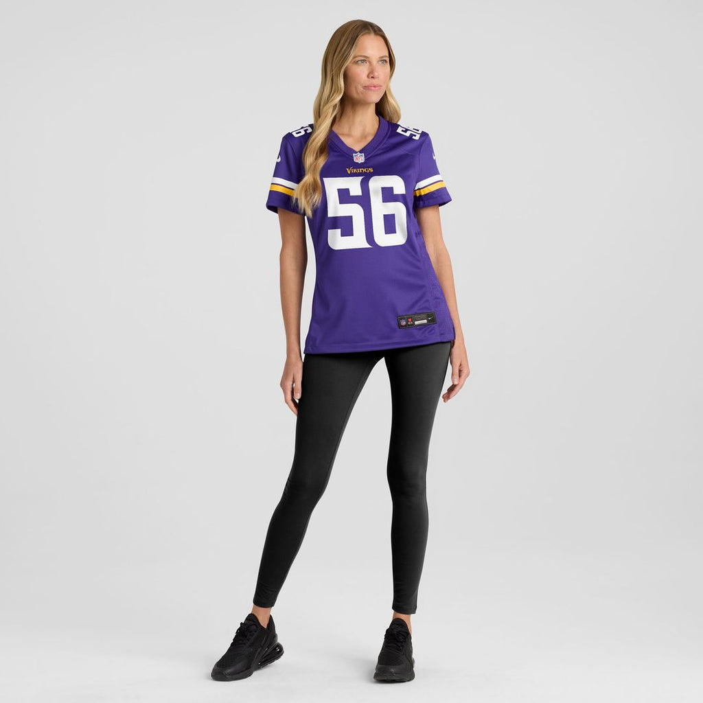 Chris Doleman Minnesota Vikings Nike Women's Game Retired Player Jersey - Purple