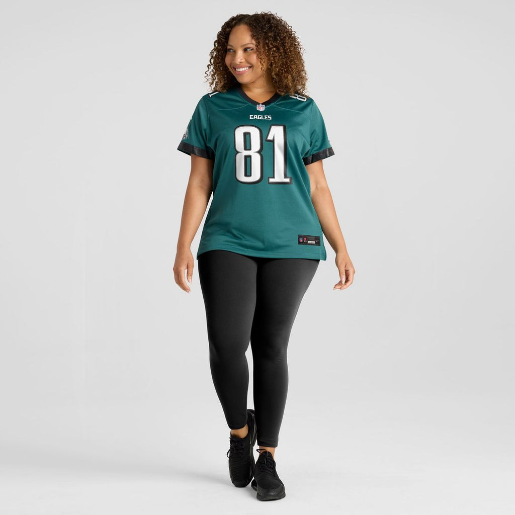 Grant Calcaterra Philadelphia Eagles Nike Women's Team Game Jersey - Midnight Green
