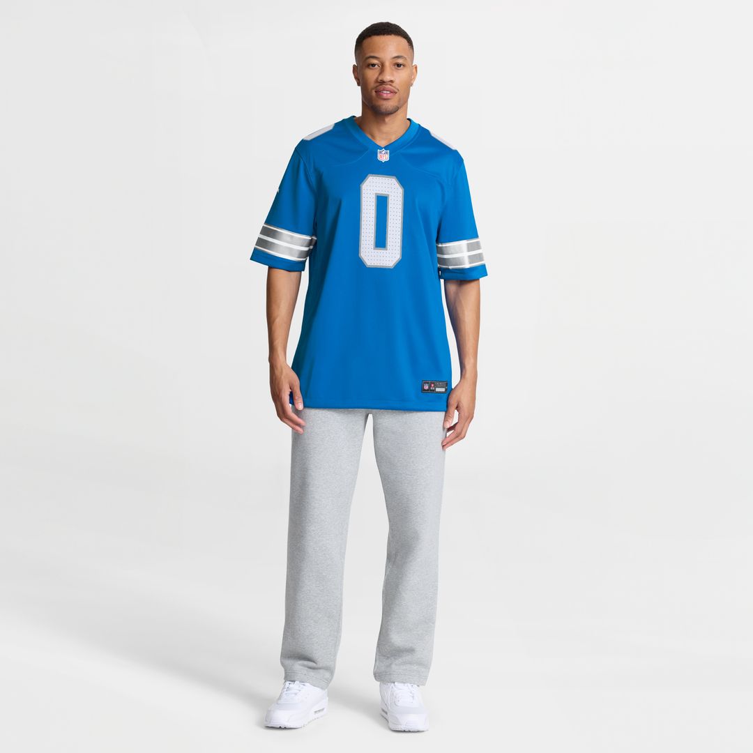 Jahmyr Gibbs Detroit Lions Nike Game Player Jersey - White