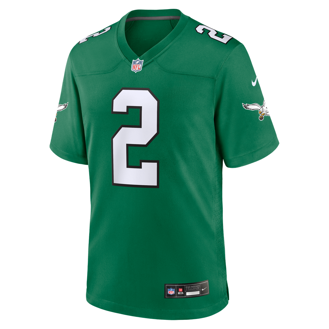 Tariq Woolen Philadelphia Eagles Nike Team Game Jersey - Midnight Green