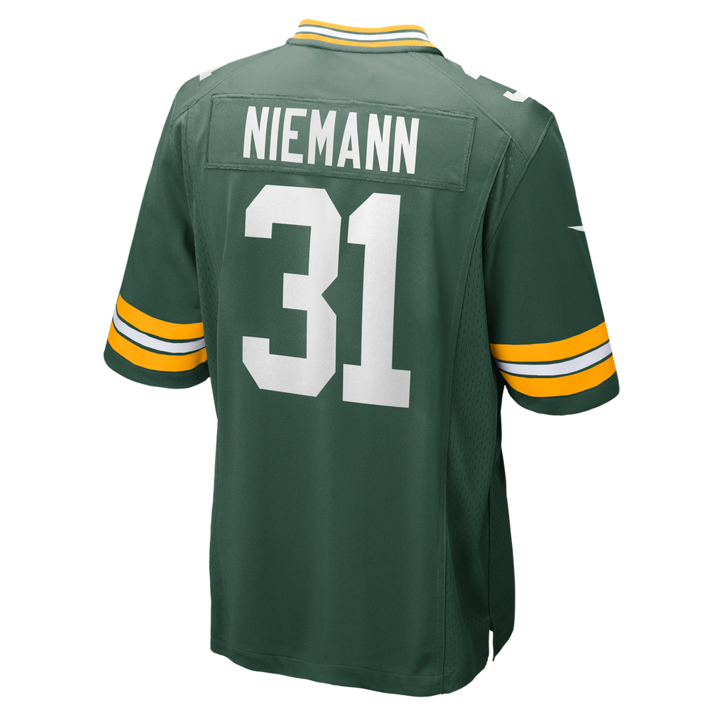 Nick Niemann Green Bay Packers Nike Team Game Jersey -  Green