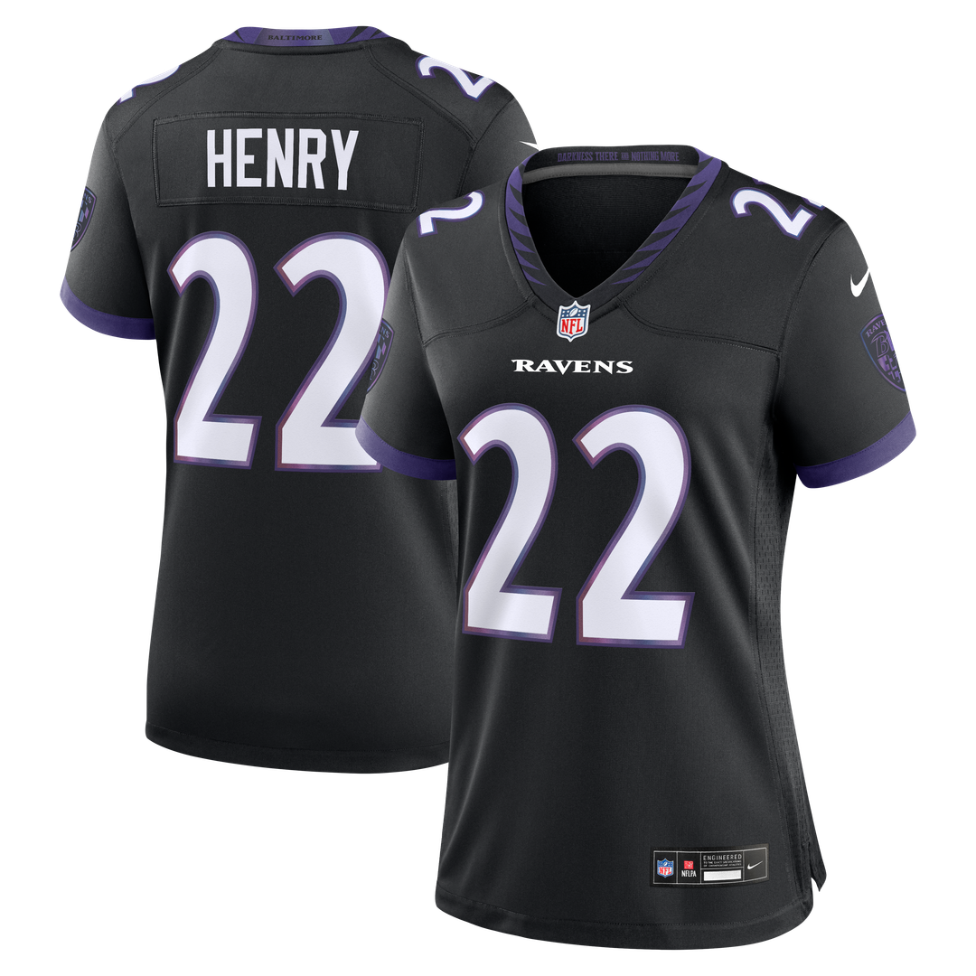 Derrick Henry Baltimore Ravens Nike Women's Team Game Jersey - Purple