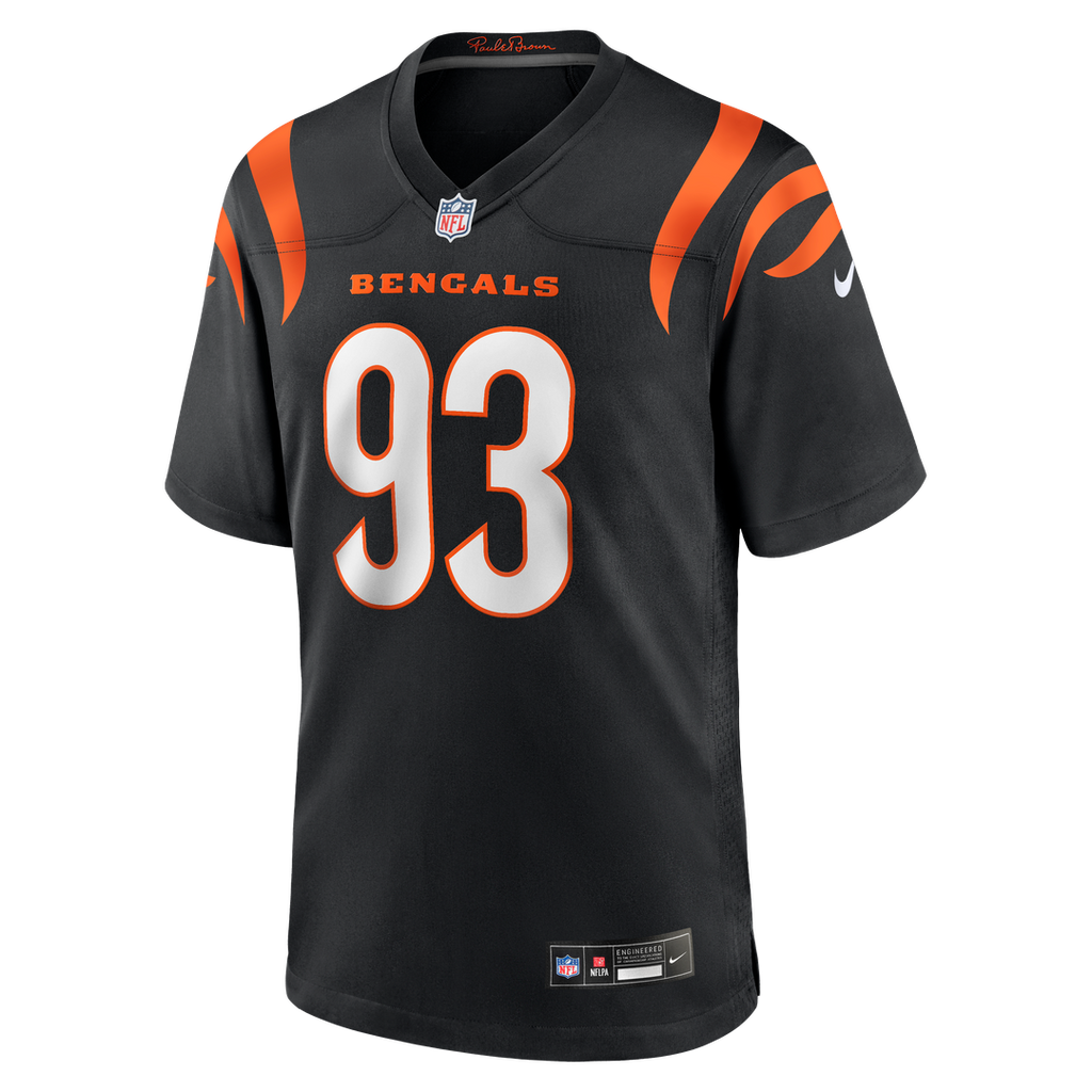 McKinnley Jackson Cincinnati Bengals Nike  Game Jersey -  Black
