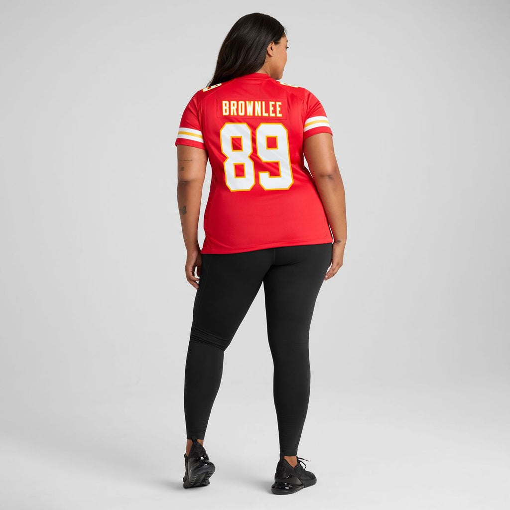 Jason Brownlee Kansas City Chiefs Nike Women's Team Game Jersey -  Red