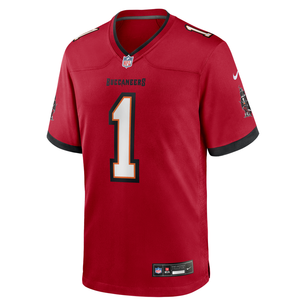 Number 1 Groom Tampa Bay Buccaneers Nike Game Jersey - Red