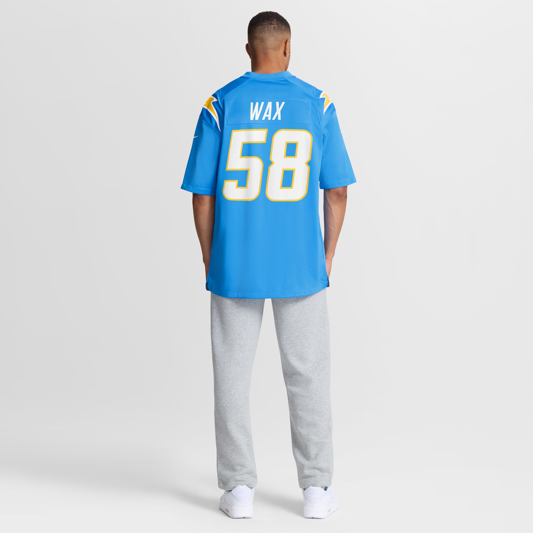Marlowe Wax Los Angeles Chargers Nike Team Game Jersey -  Powder Blue