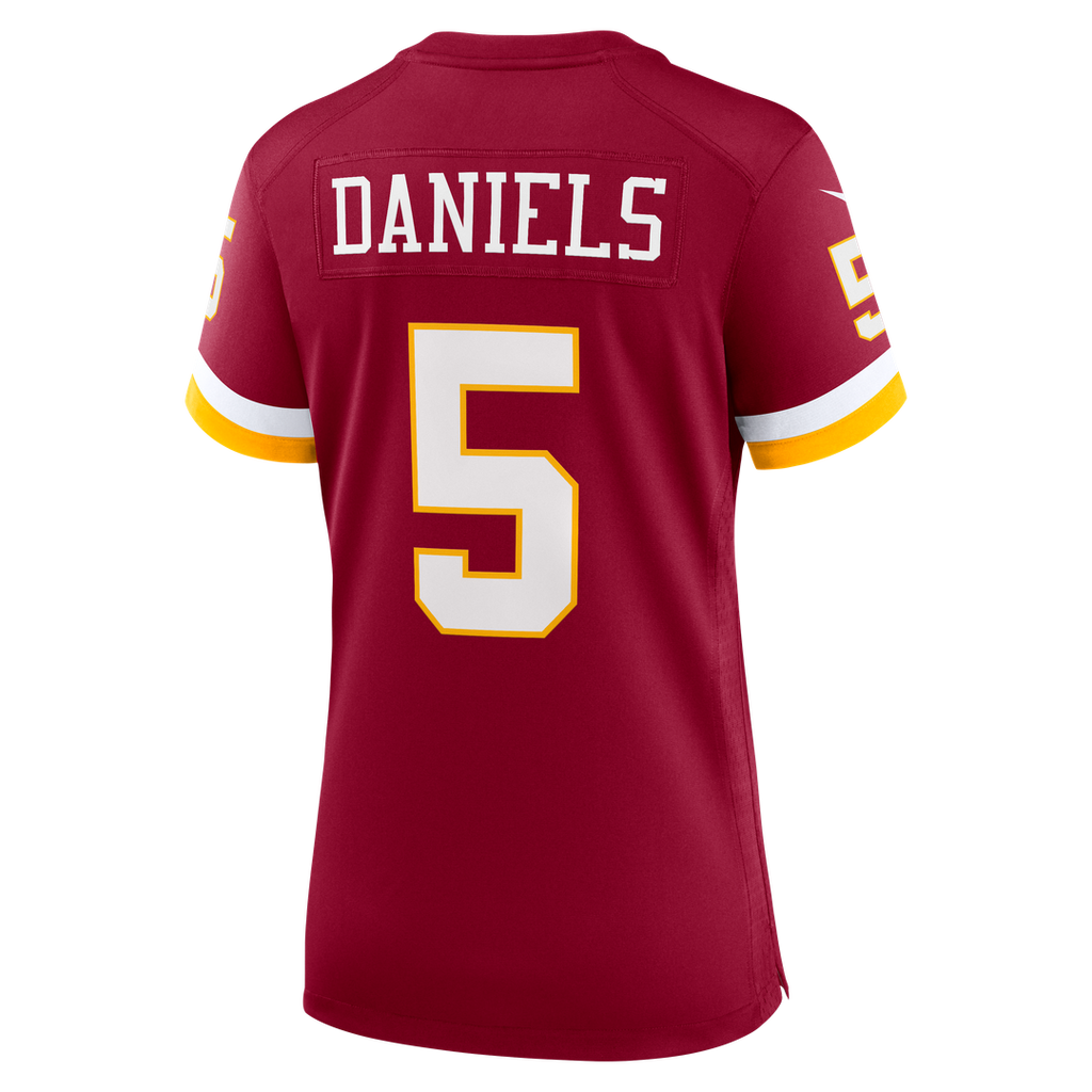 Jayden Daniels Washington Commanders Nike Women's Hail Raiser Alternate Game Jersey - Black